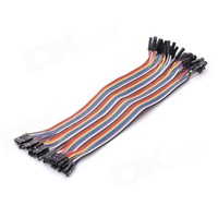 DuPont 40 Point Female to Female Multi Colour Jumper Cable