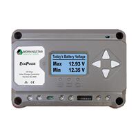 Morningstar EcoPulse 12v-24v 30a PWM Solar Charge Controller with Meter