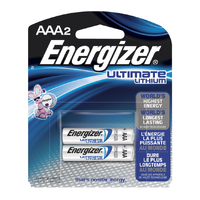 Energizer Lithium 1.5v AAA Battery (2 Pack)