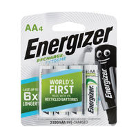 Energizer Extreme AA 2300mah NiMH Rechargeable Battery (4 Pack)