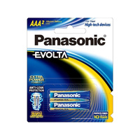 Panasonic Evolta Alkaline AAA Battery (2 Pack)