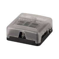 6 Way Fuse Block with Bus Bar
