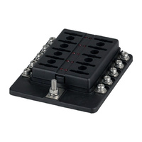 10 Way Blade Fuse Block with Screw Terminal Connection