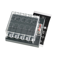 10 Way Standard ATS Blade Fuse Type Circuit Breaker with Cover