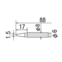 Goot Conical tip for KX-100R Soldering Iron