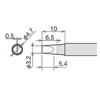 Goot 3.2mm Chisel Tip for RX-802AS Station