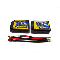 Giant Power 2s 7.4v 5000mah 65c Hardcase Saddle Pack