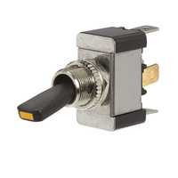 Heavy Duty Toggle Switch with Amber LED OFF/ON SPST
