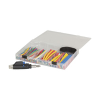 161 Piece Heatshrink Pack with Gas Heat Blower