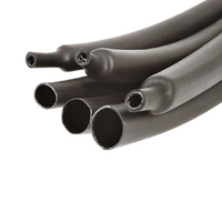 Glue Lined 6mm Black Heatshrink Tubing