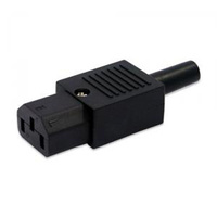 IEC320 C13 Female In Line Plug