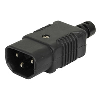 IEC In Line Male Power Plug