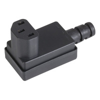 IEC320 C13 Right Angle Female Plug