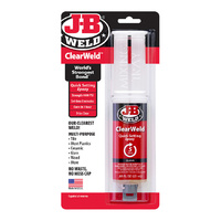 J-B Weld ClearWeld Multi-Purpose 5min Clear Epoxy Syringe