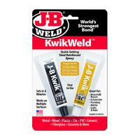 J-B Weld KwikWeld Twin Tube Fast Setting Epoxy Cement