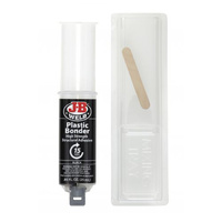 J-B Weld PlasticBonder Black Two Part Adhesive Syringe 25ml