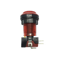 Illuminated Red Arcade Style Push Button