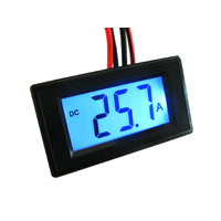 Digital Backlit LCD 50amp Ammeter and Shunt