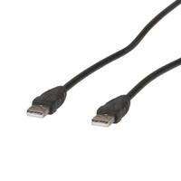 USB 2.0 0.5m Type-A Male to Type-A Male High Speed Cable (5 Pack)