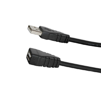 USB 2.0 0.5m Tye A Male to Female Extension Lead (5 Pack)