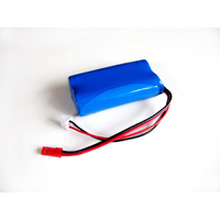 7.4v (18500) 1400mah Li-Ion Custom Battery Pack