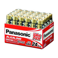 Panasonic AAA Alkaline Battery (24 Pack)