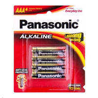 Panasonic AAA Alkaline Battery (4 Pack)
