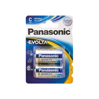 Panasonic Evolta Alkaline C Battery (2 Pack)