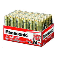 Panasonic AA Alkaline Battery (24 Pack)