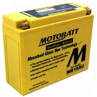 MotoBatt MB16AU 12v 230ccA Maintenance Free Battery