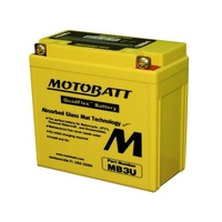 MotoBatt MB3U 12v 40ccA Maintenance Free Battery