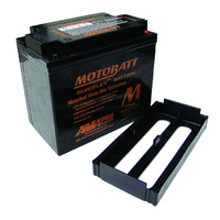 MotoBatt MBTX20UHD (Black) Quadflex 12v 310ccA Maintenance Free Battery