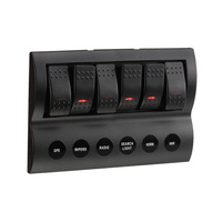 Switch Panel - 6 Way LED Fuse Protected