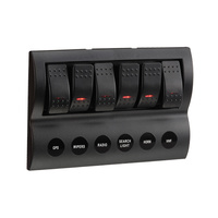 Switch Panel – 6 Way LED Fuse Protected
