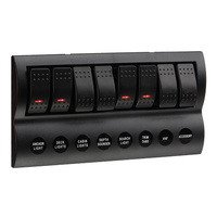 Switch Panel - 8 Way LED Fuse Protected