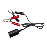 Cigarette Socket to Alligator Clip Adaptor