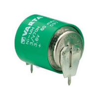 Varta 3/V80H 3.6v 70mah Ni-MH Battery With Tabs