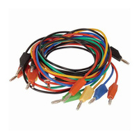 Banana 5 Colour Test Leads (7 Leads Total)
