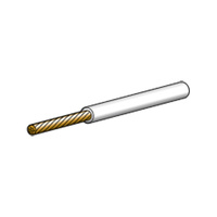 Single Core Cable Roll 19a 100m White