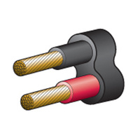 Twin Core / Twin Sheath Multipurpose Electrical Cable Roll - 15a 30m