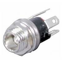 Panel Mount 2.1mm Female DC Power Socket