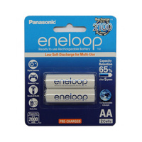 Panasonic Eneloop AA 2000mah Ni-MH Battery (2 pack)