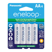 Panasonic Eneloop AA 2000mah Ni-MH Battery (4 pack)