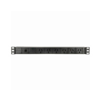 PDU With Surge and Overload Protection - 6 Way
