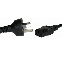 Power Cable Standard 3 Pin to  Female IEC320 Cable (5m)