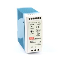 MeanWell MDR 50w 5v DIN Rail Power Supply