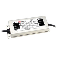 MeanWell 24v 3.15a 75w IP67 Dimmable CC or CV LED Driver