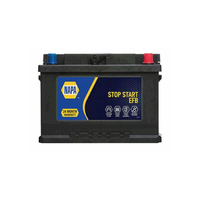 NAPA DIN65L EFB 12v 650cca Stop Start Automotive Battery