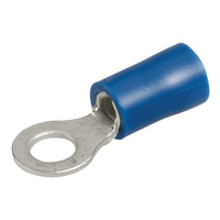 4.3mm Blue Crimp Eye Terminal (100 Pack)