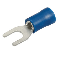 Terminal Spade Blue 4.3mm (100 Pack)